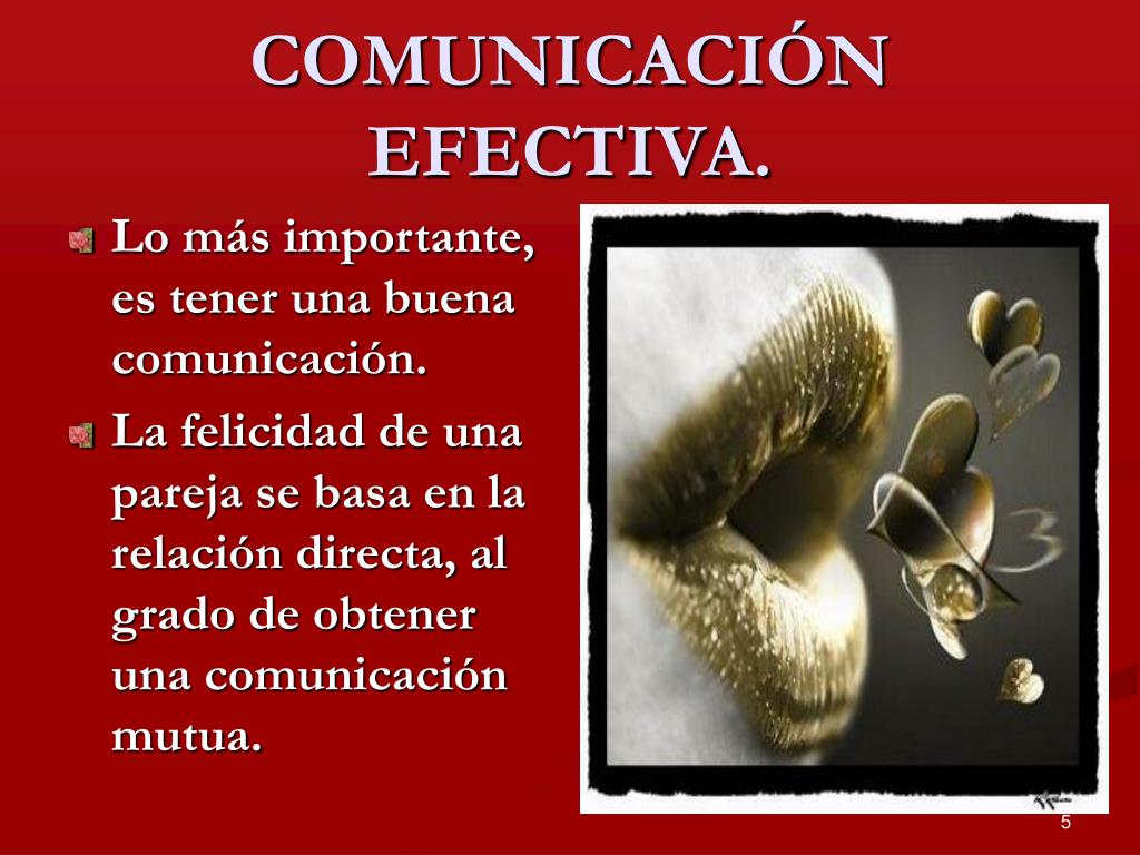 PPT - COMUNICACIÓN EFECTIVA EN LA PAREJA. PowerPoint Presentation, free  download - ID:3827606