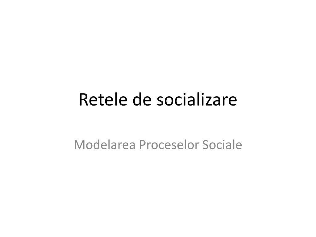 PPT - Retele de socializare PowerPoint Presentation, free download -  ID:3829182