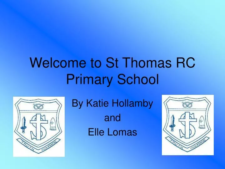 welcome to st thomas rc primary school n.