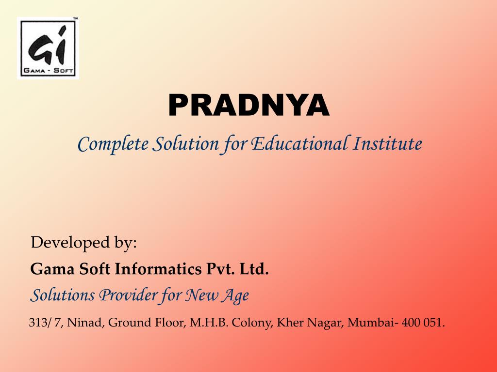 PPT - PRADNYA PowerPoint Presentation, free download - ID:3829979