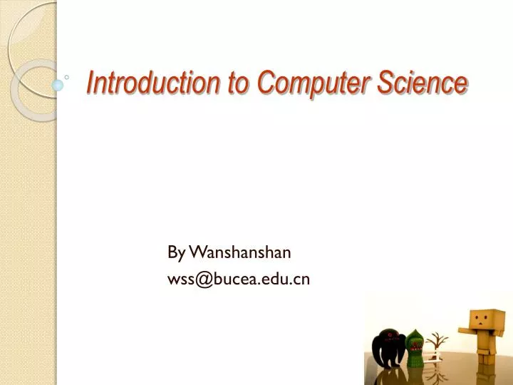 PPT - Introduction to Computer Science PowerPoint Presentation, free ...