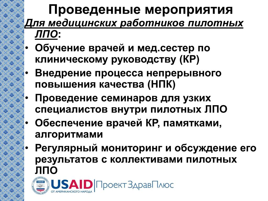 Внедрение клинических рекомендаций в медицинской организации