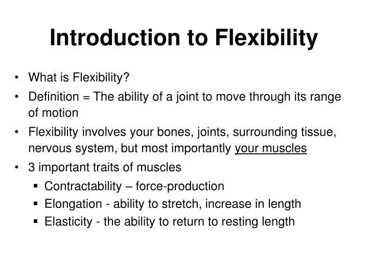flexibility definition