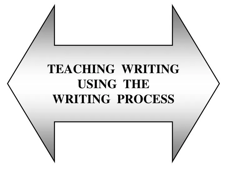 teaching writing using the writing process n.