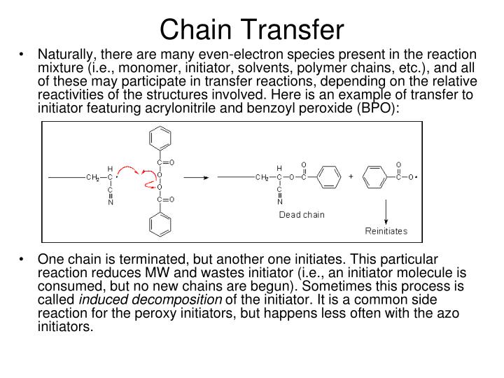 PPT Polymer Chemistry Free Radical Polymerization PowerPoint