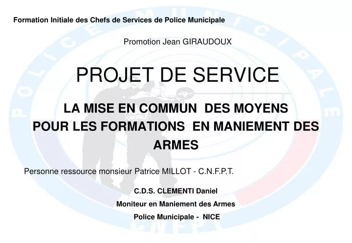 PPT  PROJET DE SERVICE PowerPoint Presentation, free download  ID3837470