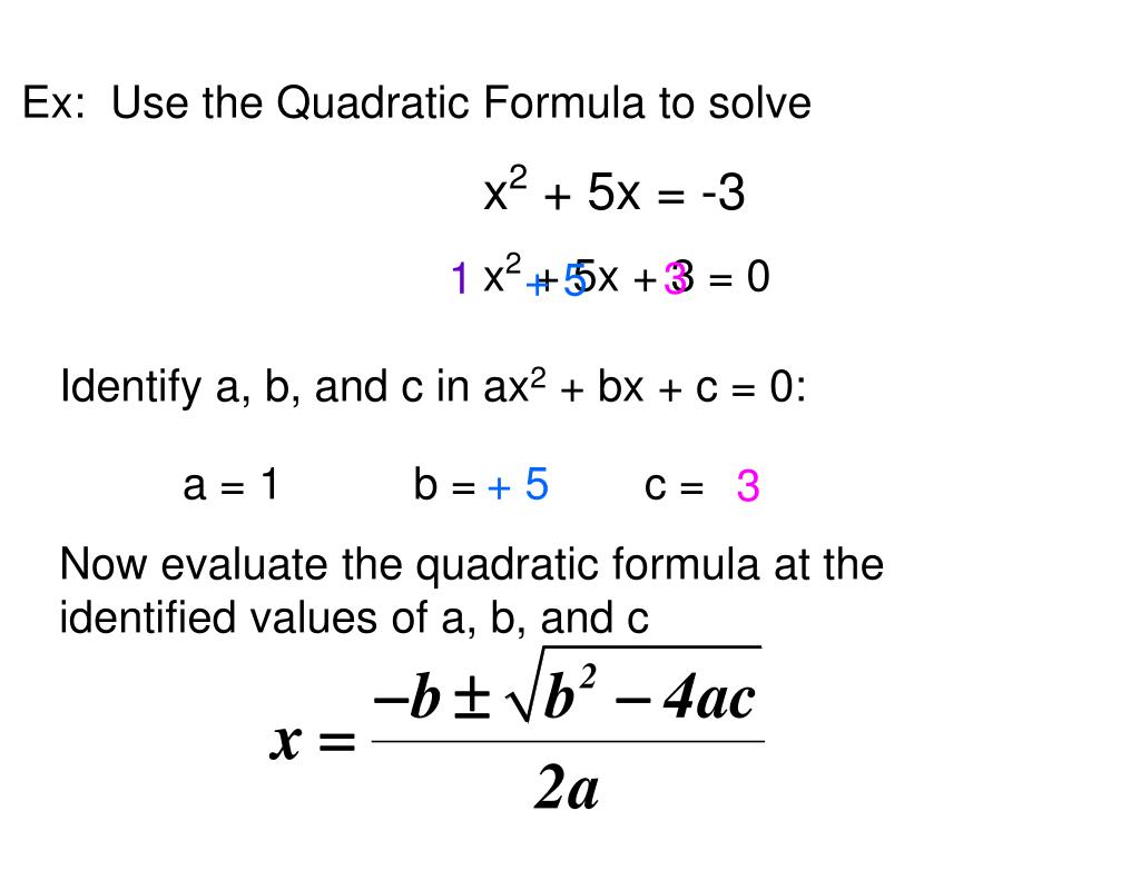 Ppt Quadratic Equations Powerpoint Presentation Free Download Id