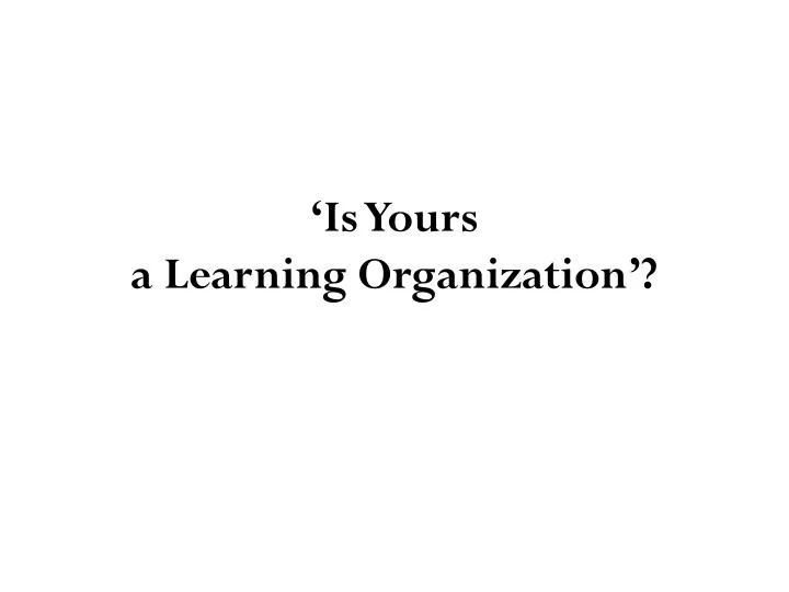 is yours a learning organization Amazoncom: is yours a learning organization (harvard business review) (audible audio edition): todd mundt, david a garvin, amy c edmondson, francesca gino, harvard business school publishing: books. is yours a learning organization Amazoncom: is yours a learning organization (harvard business review) (audible audio edition): todd mundt, david a garvin, amy c edmondson, francesca gino, harvard business school publishing: books.