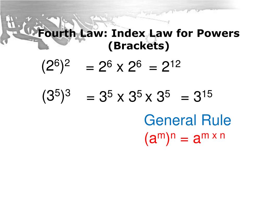 Index Law Brackets at Mark Cox blog