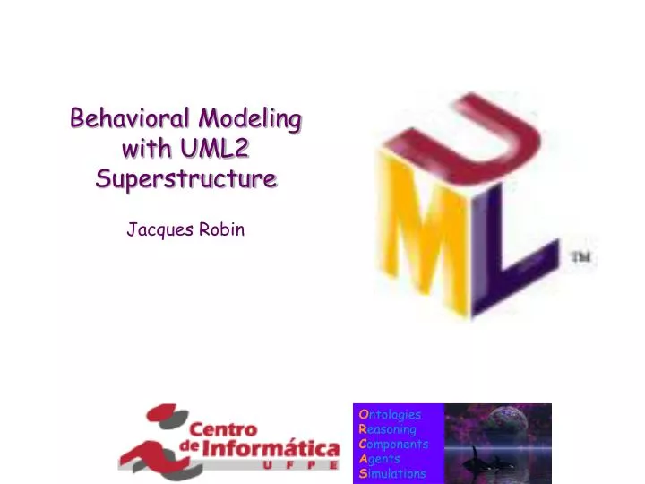 PPT - Behavioral Modeling with UML2 Superstructure ...