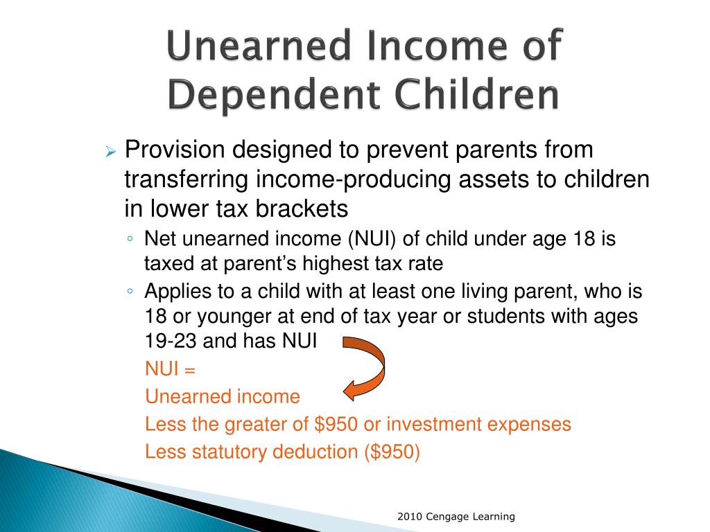 PPT CHAPTER 6 Credits & Special Taxes PowerPoint Presentation ID