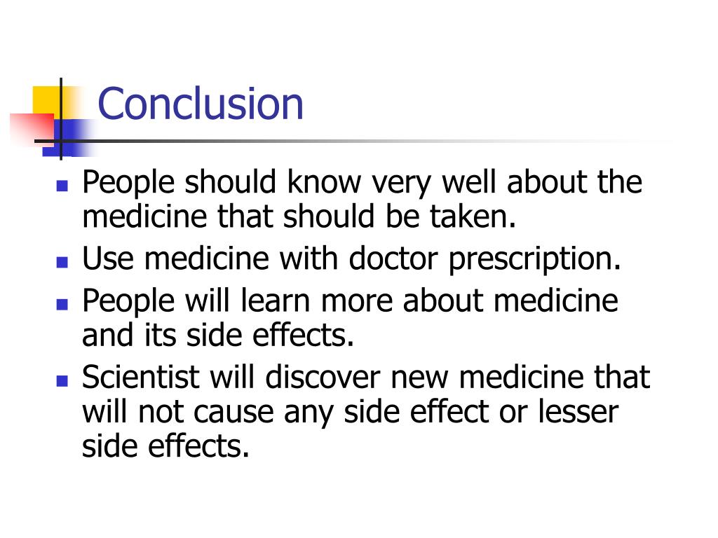 conclusion about medical research