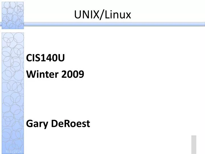 unix linux n.