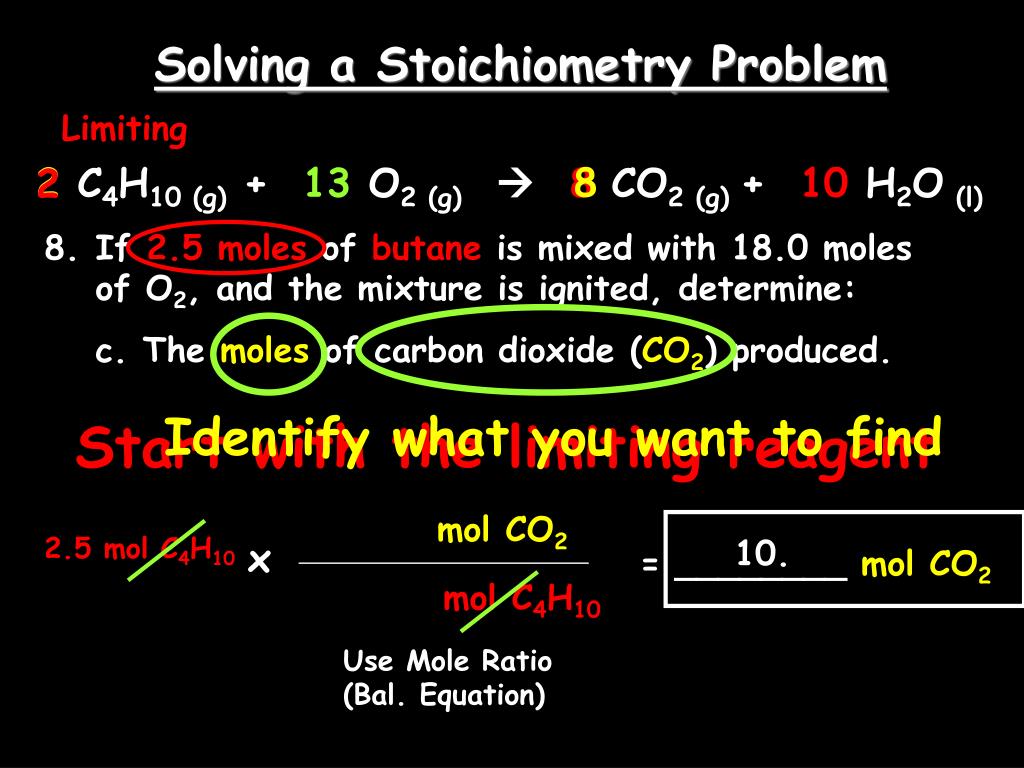 tricks to solve stoichiometry problems
