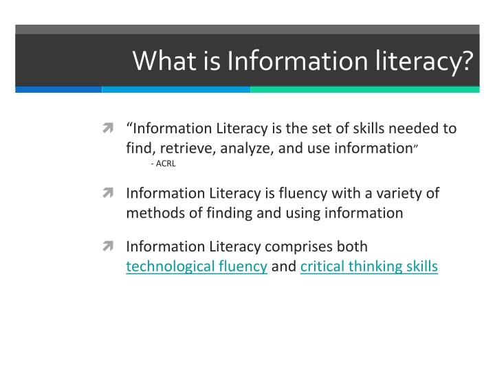 critical thinking information literacy critical thinking information literacy