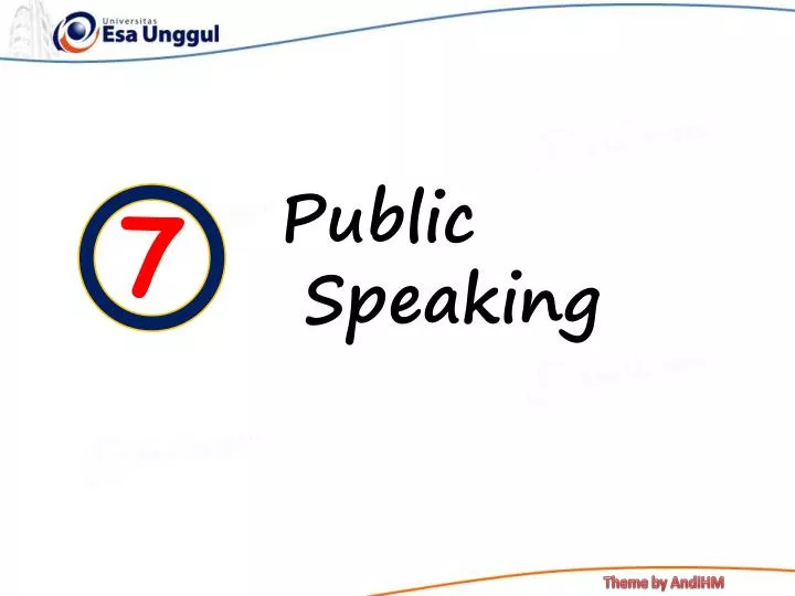 PPT Public Speaking PowerPoint Presentation Free Download ID 3843491