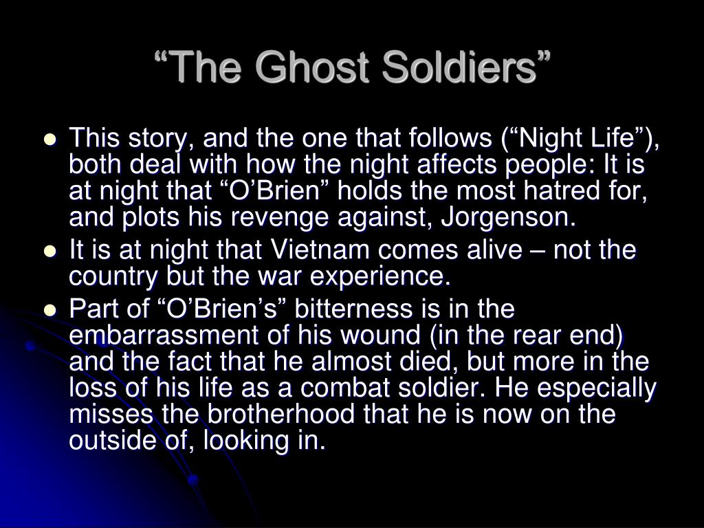 The Ghost Soldiers The Things They Carried PPT - The Things They Carried PowerPoint Presentation, free download