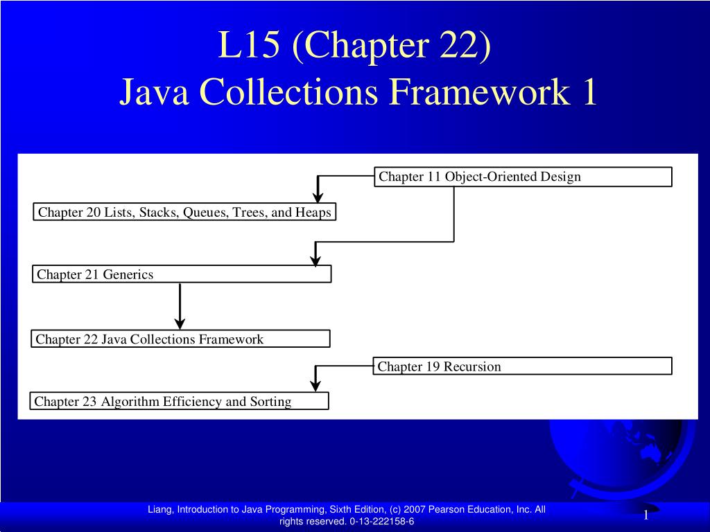 PPT - L15 (Chapter 22) Java Collections Framework 1 PowerPoint ...