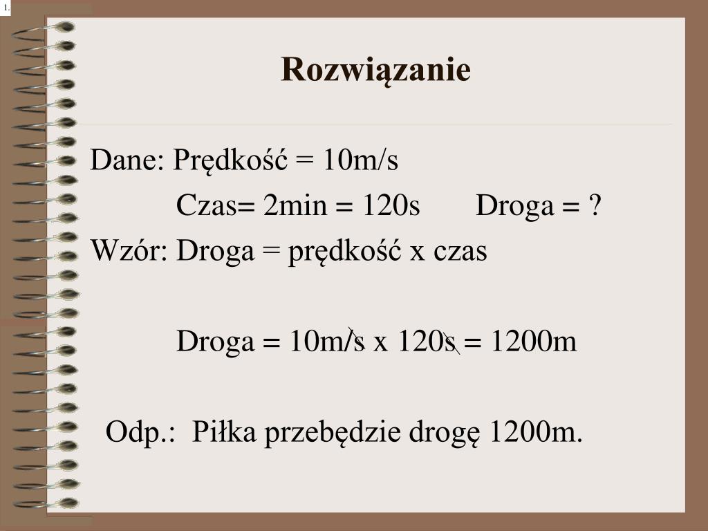 Wzor Na Czas Droge I Predkosc PPT - Droga, prędkość, czas. PowerPoint Presentation, free download