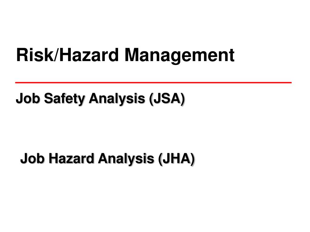 PPT - Risk/Hazard Management PowerPoint Presentation, free download ...