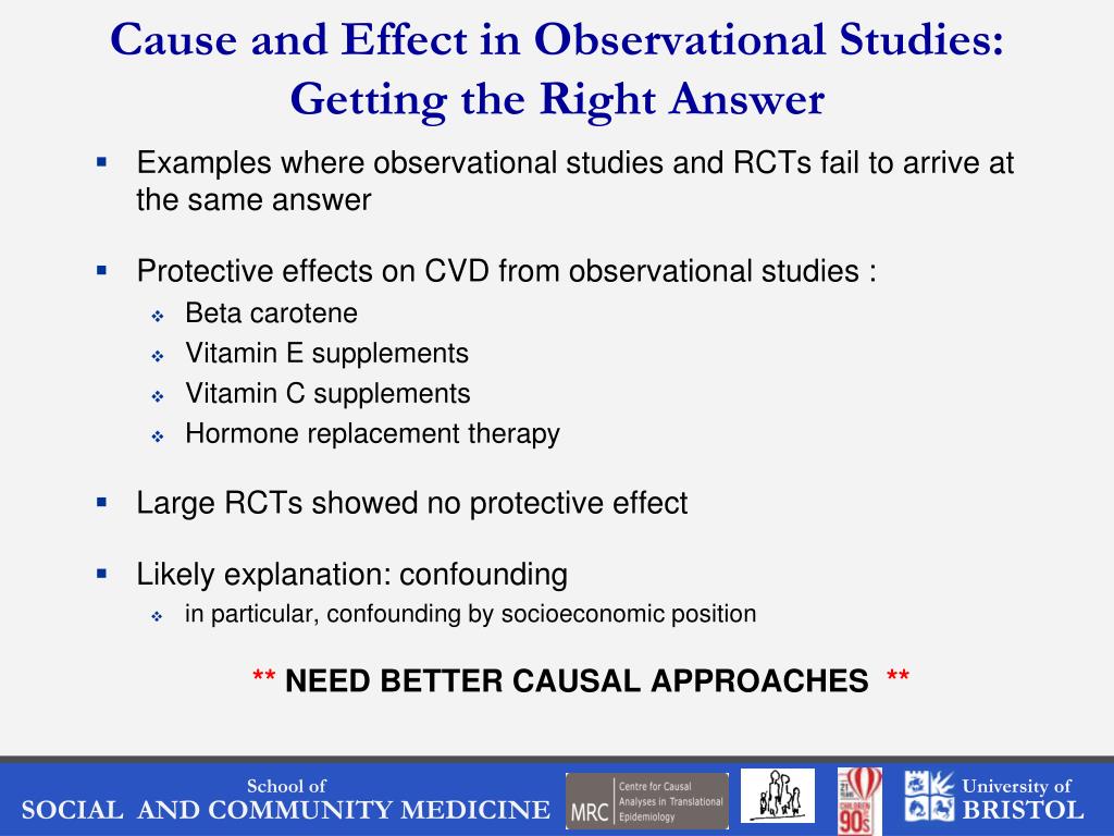 PPT ALSPAC AND CROSSCOHORT STUDIES Causal Effects of