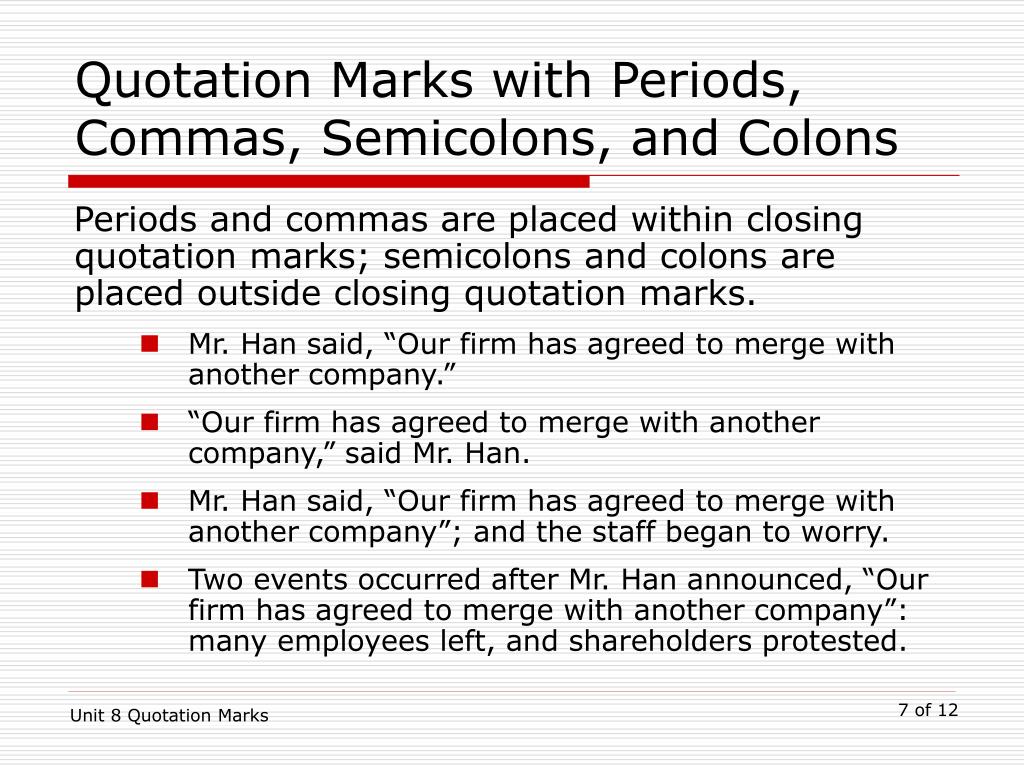 PPT Quotation Marks PowerPoint Presentation, free download ID3846532