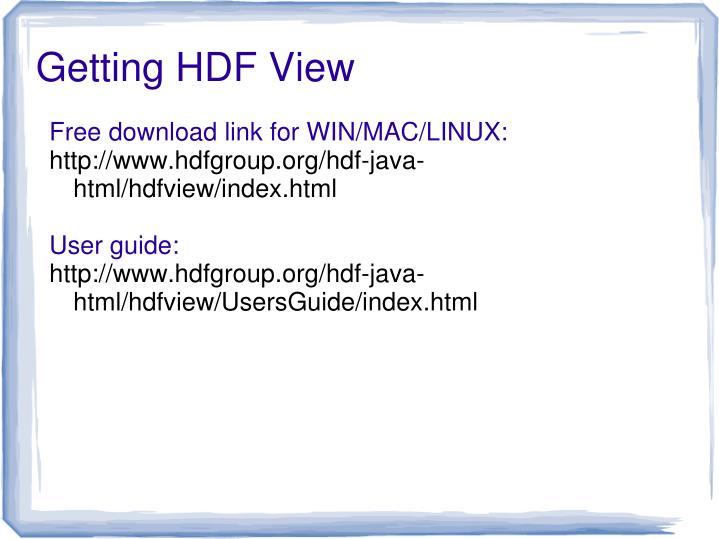 Free Hdfview For Mac Free Hdfview For Mac