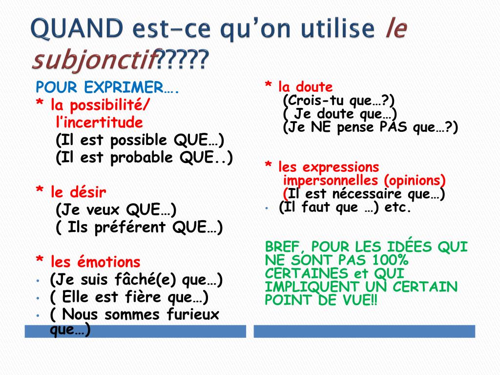 Quand c est. Subjonctif во французском. Subjonctif présent во французском языке. Subjonctif present французский таблицы. Voir спряжение subjonctif.