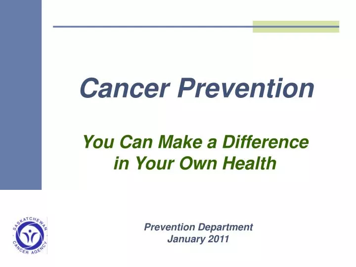 cancer prevention n.