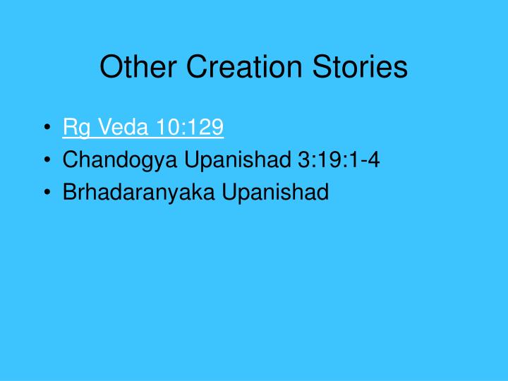 rig veda creation story