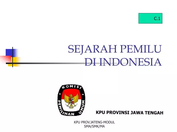 PPT  SEJARAH PEMILU DI INDONESIA PowerPoint Presentation, free
