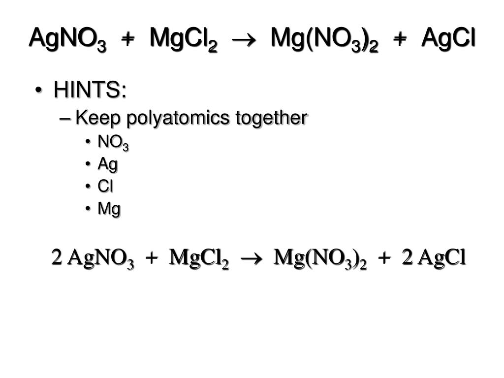Mgcl2 zn no3. Agno3 mgcl2 окислительно восстановительная. Mgcl2+agno3 уравнение реакции. Agno3 MG no3 2. Mgcl2 agno3 реакция.