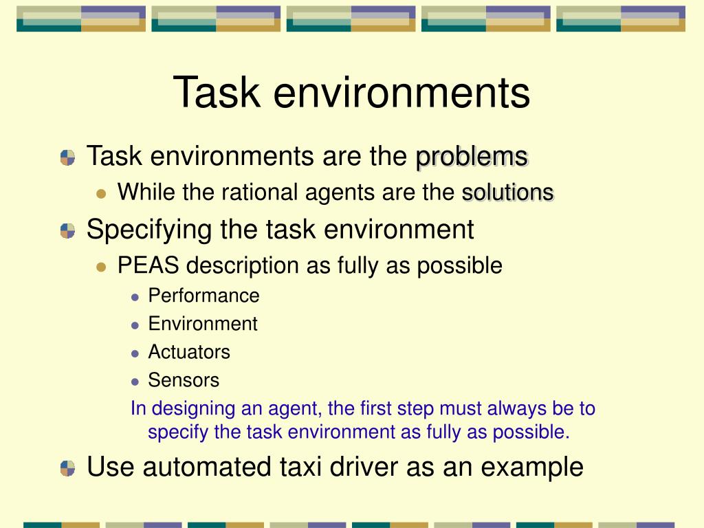 task environment examples