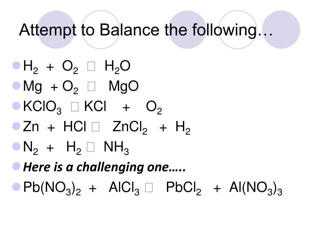 Hcl hno3 cl2 no2 h2o