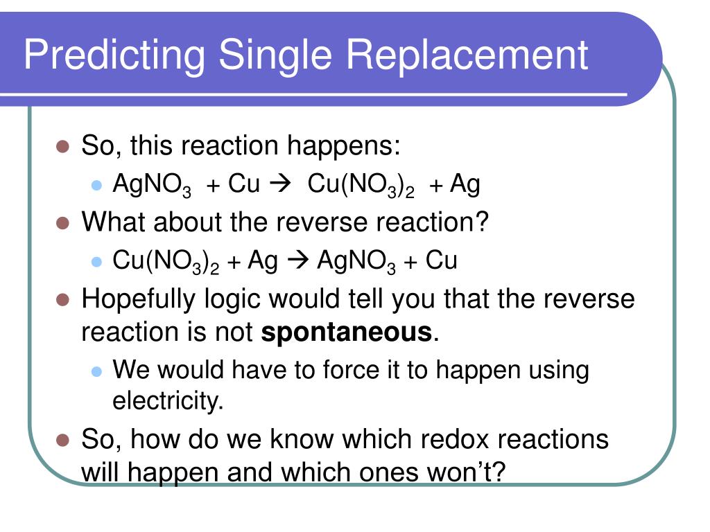 Cu Agno3 Cu No3 2 Ag Redox PPT - Chemistry Unit 7 – The Mole PowerPoint Presentation, free