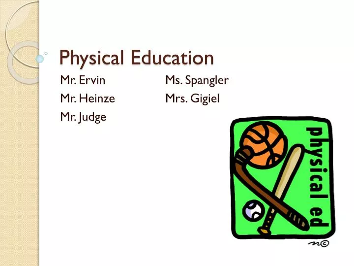 physical education n.