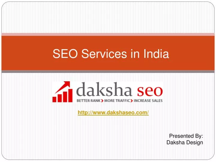PPT SEO Services Chandigarh PowerPoint Presentation, free download