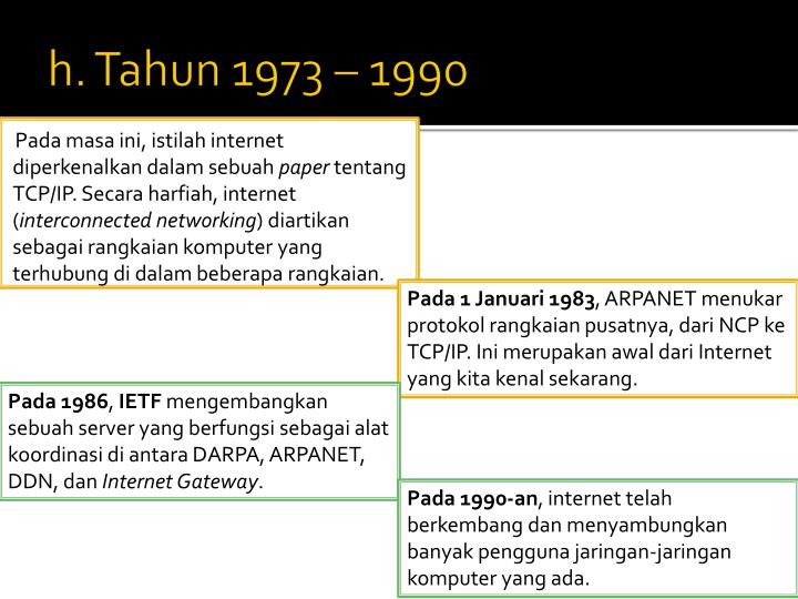 PPT SEJARAH PERKEMBANGAN TEKNOLOGI INFORMASI DAN PPT SEJARAH PERKEMBANGAN TEKNOLOGI INFORMASI DAN