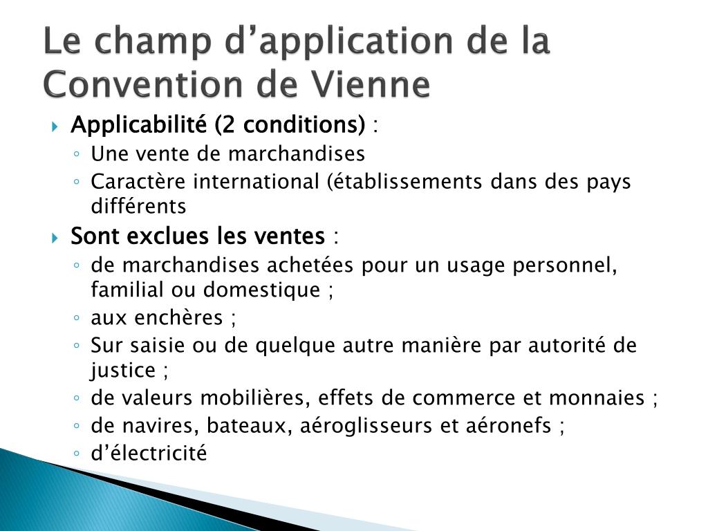PPT La convention de Vienne et le logiciel PowerPoint Presentation