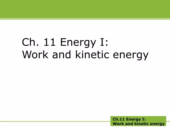 work and energy ppt work power and energy grade 9 slideshare