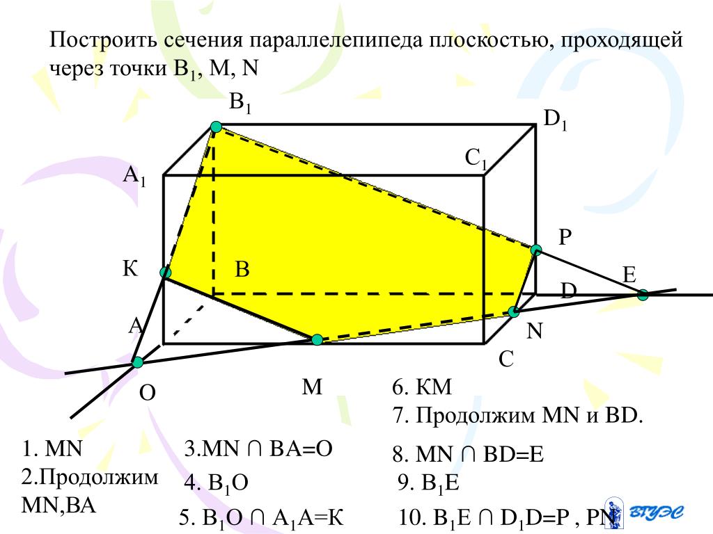 Постройте сечение прямоугольника. Построить сечение параллелепипеда плоскостью проходящей через точки. Сечение параллелепипеда плоскостью 1.14. Сечение параллелепипеда а1б1с1. Сечение параллелепипеда adc1.