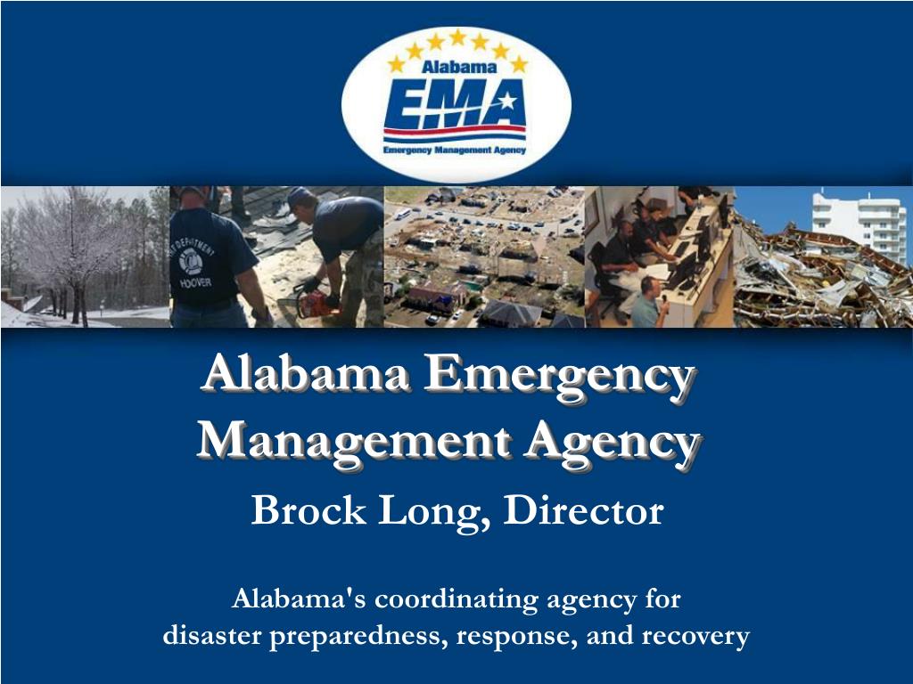 PPT Alabama Emergency Management Agency PowerPoint Presentation, free