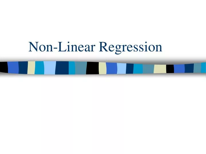 non linear regression n.