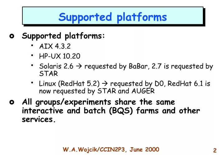 supported sg project platforms supported sg project platforms