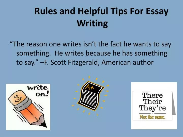 essay grammar rules