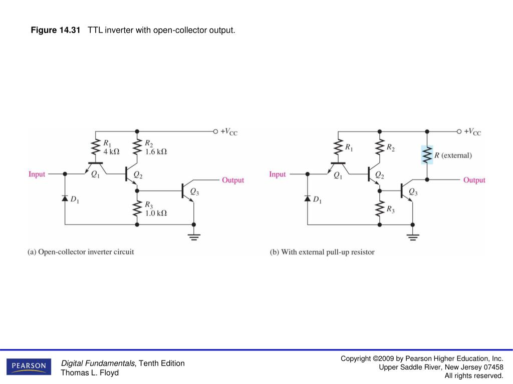 Limit output. Collector open-circuit output. TTL Logic Inverter. NPN open Collector Protection. Open Collector output.