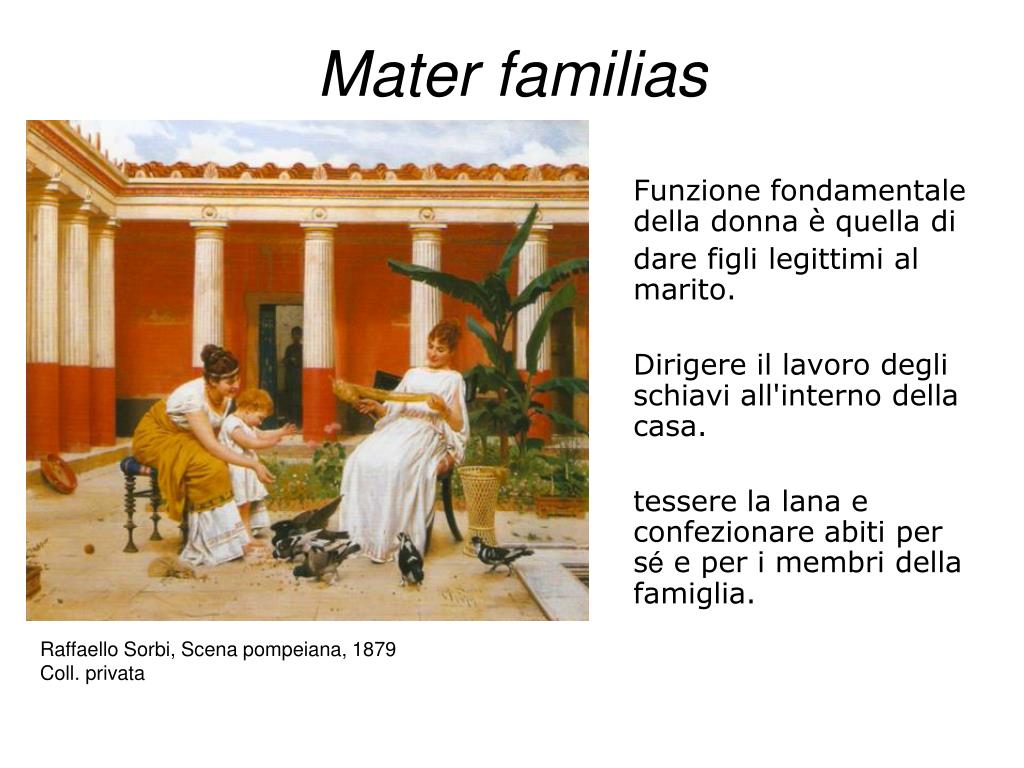 PPT - La famiglia romana PowerPoint Presentation, free download - ID:3862505
