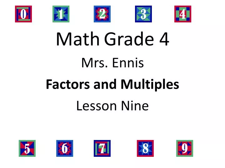 Ppt Math Grade 4 Powerpoint Presentation Free Download Id 3862689