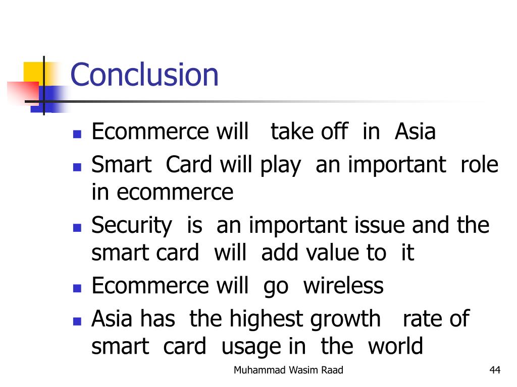 conclusion of smart card