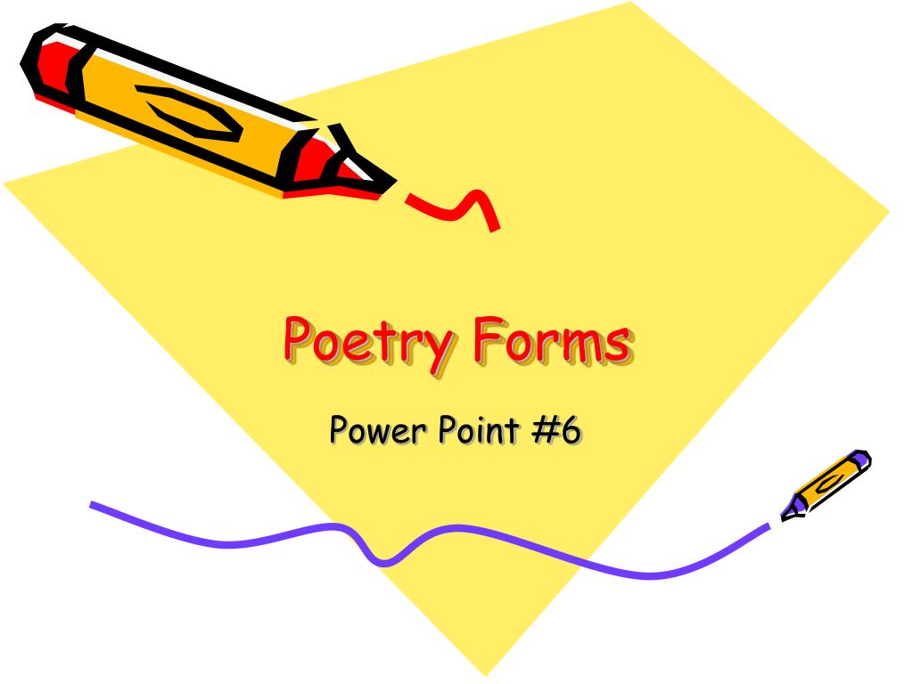 Ppt Poetry Forms Powerpoint Presentation Free Download Id3863677